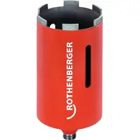 Rothenberger Diamantbohrkrone DX High Speed Dry M16 Ø 122 mm Länge 150 mm Segmentanzahl 7