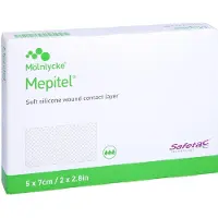 Molnlycke Health Care Mepitel Silikon Netzverband 5x7 cm steri 5 St