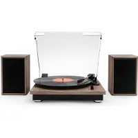 Victrola Montauk Plattenspielern-System Eiche