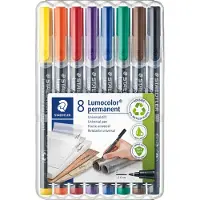 Staedtler Universalstift Lumocolor, farbsortiert, 8er Set, F, WF