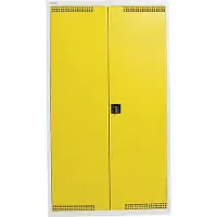 Stumpf Umweltschrank BP-5 lichtgrau / signalgelb + 7 Auffangwannen + 3 Schubladen 100 mm - 7599062