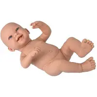 Arias MuÑecas Nackte Zoe Sex Girl Babypuppe 42 Cm Rosa Rosa One Size