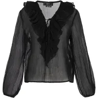 Faina Women Blouse in black | Gr.: XS