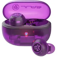 JLab Go Pop ANC, True Wireless Stereo (TWS), 20 - 20000 Hz, Anrufe/Musik, Kopfhörer, Violett, Transparent