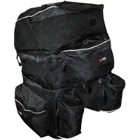 Lifefit 3-teilige Fahrradträgertasche Schwarz
