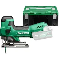 HiKOKI Akku-Stichsäge 18 V, Zylindergriff, Trennkapazität 135 mm, incl. Zubehör, Koffer