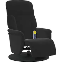 vidaXL Massage Relaxsessel Schwarz 91 x 71 x 105 cm Samt
