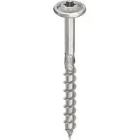 Heco -TOPIX-plus Tellerkopf Teilgewinde T-30 blank, gleitbeschichtet