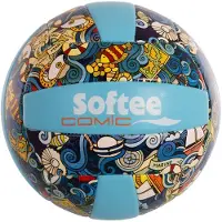 Softee Beach Pvc Volleyballball Blau 5 Blau 5