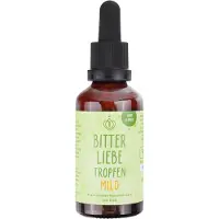 BitterLiebe Tropfen mild, Flüssigkeit, Tropfflasche, 50 ml, Erwachsener, Deutschland, Glycerin; -Apfelessig; Wasser; Extrakt aus getrockneten Pflanzen und Krautern...