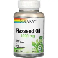 Solaray Leinsamenöl 1000 mg 100 St Weichkapseln