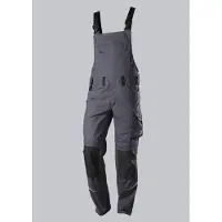 Bp Latzhose 1804 720, Gr. 56,dunkelgrau/schwarz