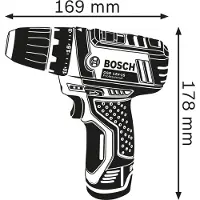 Bosch Akku Bohrschrauber GSR 12V-15 ( 10,8V )2 Akkus 4,0Ah Tasche Bohrer Bits