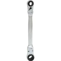 Ks Tools 4 in 1 GEARplus umschaltbar Gelenk-Doppel-Ringschlüssel, 10x13-17x19mm
