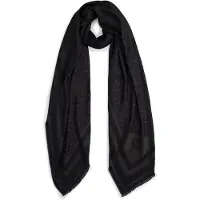 Tommy Hilfiger Schal Th Monogram Scarf AW0AW18273 Schwarz