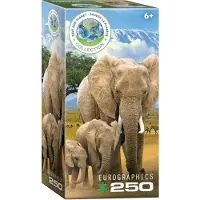 Eurographics Puzzle Rettet unseren Planeten: Elefanten XL 250 Teileů