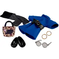 Nancy Luxury Shopping Collection Puppe Blau Blau One Size