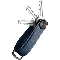 OrbitKey Key Organiser Pro Leather oxford navy