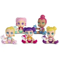 Famosa SUPER CUTE LITTLE BABIES - Mini-Puppen, 12 cm Gelenkpuppen, 5 Modelle, zufälliger Versand, +4 Jahre alt, (UPU09000)