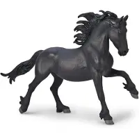 Collecta Pferd Friesenstute 1:12 Spielfigur Handbemalt Realistisch