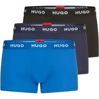 HUGO underwear Trunk "TRUNK TRIPLET PACK" Packung, 3 Stk. mit Logoschriftzug auf dem Bund