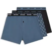 HUGO underwear Webboxer "WOVEN BOXER TR" Packung, 3er-Pack, 3 Stk. Webboxer mit HUGO Schriftzug