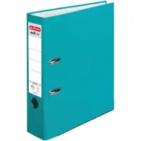 Herlitz Ordner maX.file protect, Rückenbreite: 80 mm, türkis DIN A4, PP-Kunststoffbezug, Kantenschutz, Einst