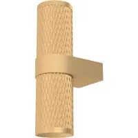 Maytoni Wandleuchte Focus in Gold GU10 2-flammig 217mm