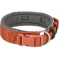 Trixie Halsband Hond Premium Extra Breed Roest / Grafiet Grijs - 40-48X4 Cm