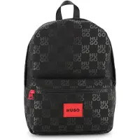 HUGO Kids-Rucksack mit Monogramm und Logo-Aufnäher Grösse ONESI
