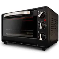 Grunkel HR-23HN, 23 l, Schwarz, Freistehend, Drehregler, Metall, Schwarz