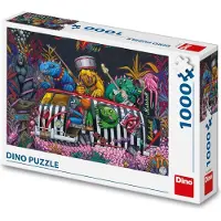 Dino Bikes DINO Puzzle Př í&scaron erky na tripu 1000 dílků