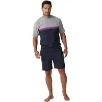 Le jogger Pyjama 1 Stück, 2 tlg. Schlafanzug mit Colorblock
