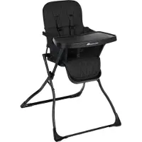 Bebeconfort Lily, Babyhochstuhl, 6 Monate-3 Jahre, 9-15 kg, ultrakompakt faltbar, leichter Hochstuhl (4 kg), leicht zu reinigen, Tinted Graphite
