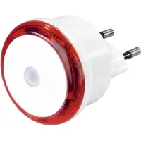 Hama Basic, Stecker-Nachtlicht, Rot, Weiß, Rot, Universal, IP20, LED