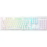 Razer DeathStalker V2 Pro, Verkabelt & Kabellos, USB + RF Wireless + Bluetooth, Optischer Schlüsselschalter, QWERTY, RGB-LED, Weiß