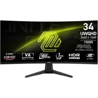 MSI MAG 346CQ Computerbildschirm 86 4 cm (34 ) 3440 x 1440 Pixel UltraWide Dual Quad HD LCD Schwarz