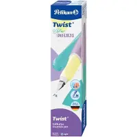 Pelikan Füllhalter (Patronenfüllsystem) Twist Color Blocking Füller für Rechts- und Linkshänder, li