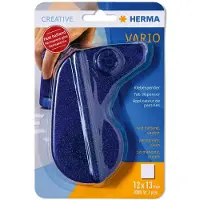 Herma Klebespender Vario, fest haftend, blau, 1000 Klebestücke, Blau, 1,2 cm