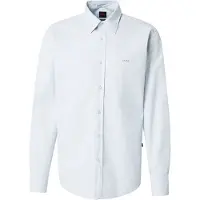 BOSS Regular-Fit Hemd aus Baumwoll-Popeline mit gesticktem Logo Grösse L