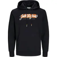 Jack & Jones Hoodie "Whitley" in Schwarz - M