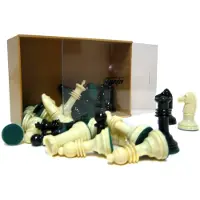 Fournier F06581, Schachfiguren, Kunststoff, Schwarz, Weiß, Kunststoff