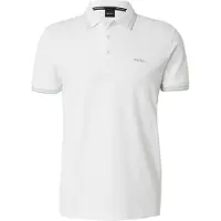 BOSS Green Paddy Poloshirt 3 Knöpfe weiß
