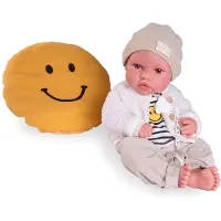 Antonio Juan Neugeborene Babypuppe Erik Smile