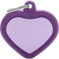 My Family MyFa tegn hush, hjerte purple, gummi purple