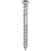 Heco TOPIX-plus Terrassenschraube Linsensenkkopf TX Unterkopfgewinde 5x80 mm Edelstahl A2 200 Stück