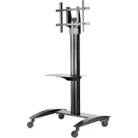 Peerless SR560M, Multimedia-Wagen, Schwarz, 68,2 kg, 4,55 kg, 81,3 cm (32"), 190,5 cm (75")