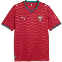 Puma Portugal 2026 Home Jersey, Erwachsener, Männlich, Grün, Rot, Trikot, Einfarbig, Fußball