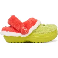 Crocs Grinch Classic Kids Gefütterte Schlappen, Multi, 23-24