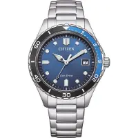 Citizen Nur Zeit Silber Kollektion Action OF - mann
